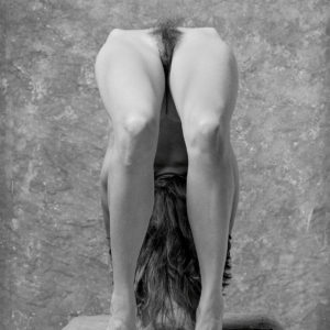 Nude model Natalie, b&w photo by Craig Morey