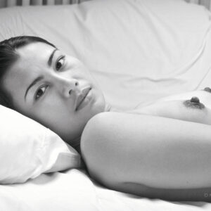 Portrait of nude model Luk, Bangkok 2002, photo by Craig Morey