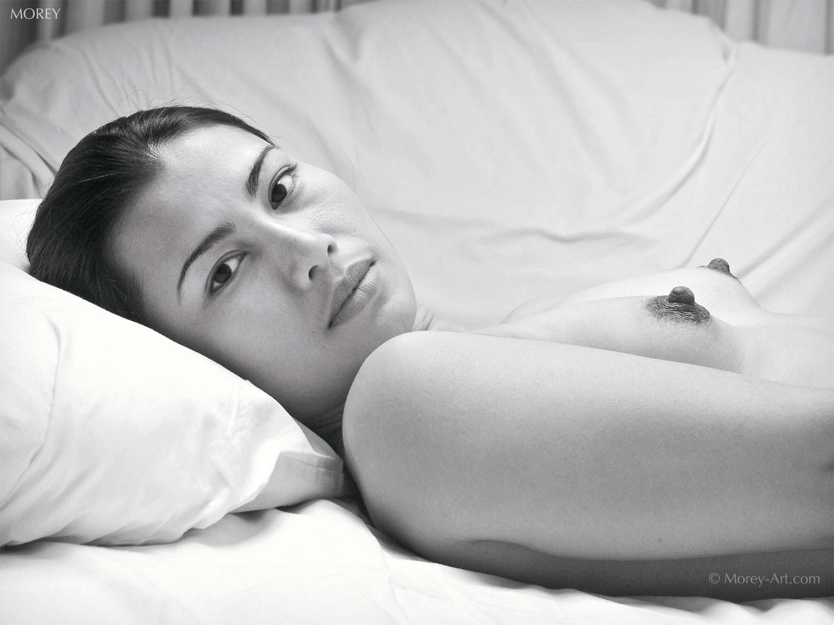 Luk0759-1700px Portrait of nude model Luk, Bangkok 2002, photo by Craig Morey