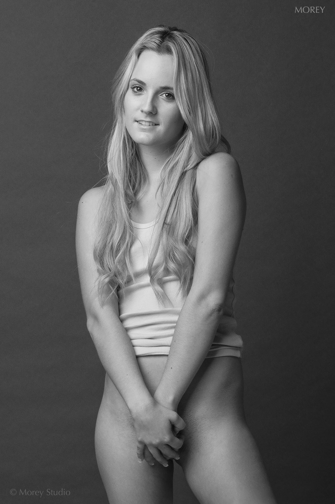 SaraJ8165bw-1700 Semi nude b&w portrait of Sara Jaymes, © Craig Morey 2010