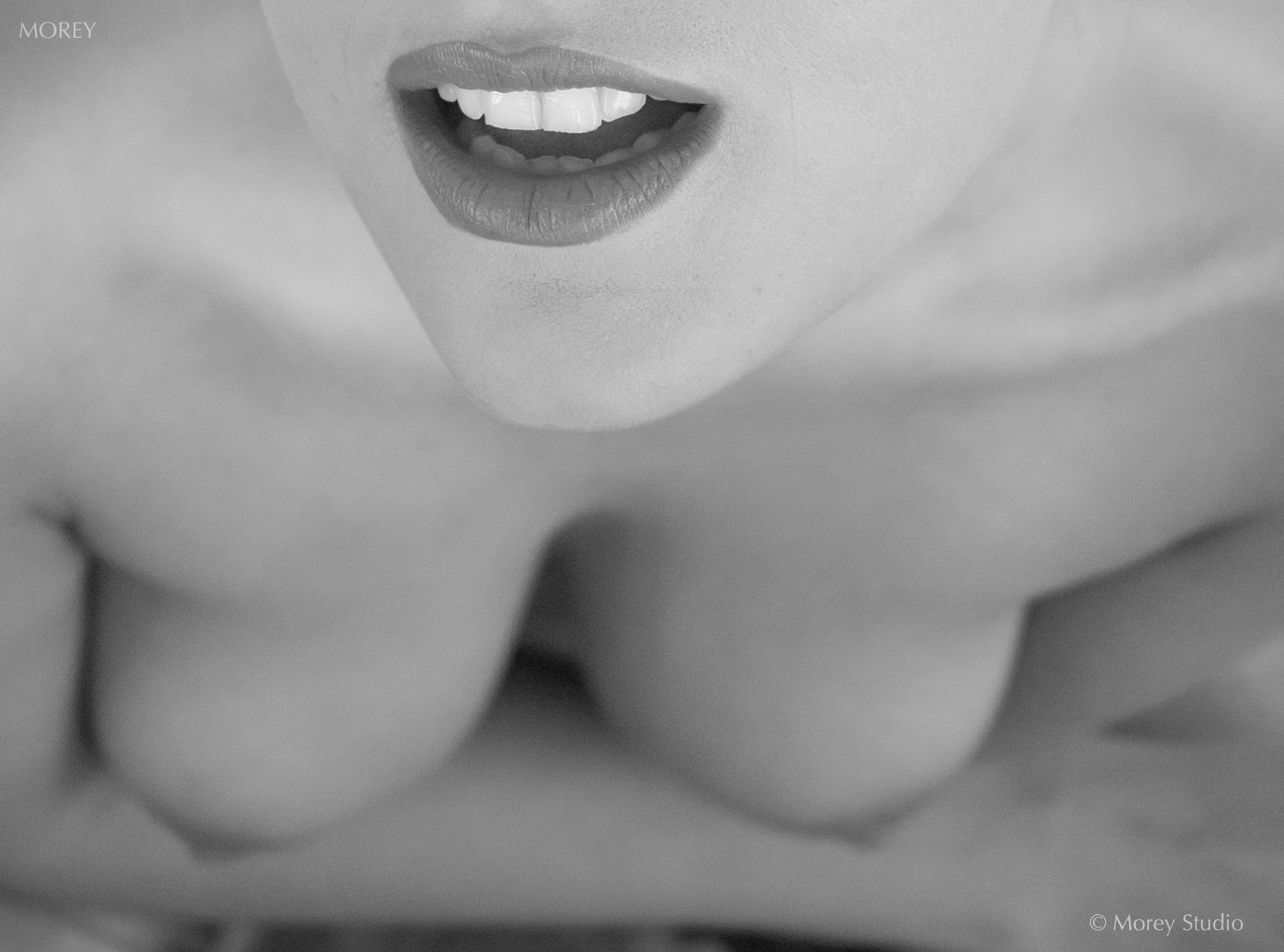 Charlie5033BW-1700px B&W Abstract nude Charlie in Prague studio, color photo by Craig Morey ©2006