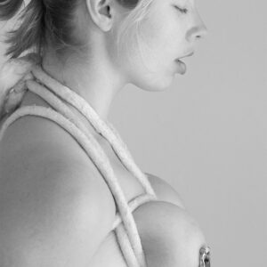 B&W erotic bondage photo, Seven Adriana, © Craig Morey 2003