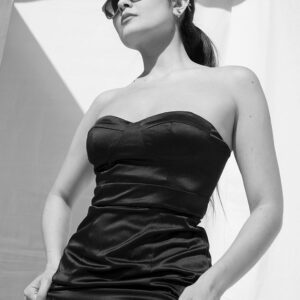 Explicit erotic b&w photo of Sophia Jade in sunglasses © Craig Morey 2014