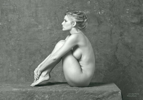 Fine-Art-Nude-Model-signed-photo-by-Craig-Morey-Liz-Ashley-3224-160645541041-2 Profile nude of US model Liz Ashley, b&w photo by Craig Morey © 2008
