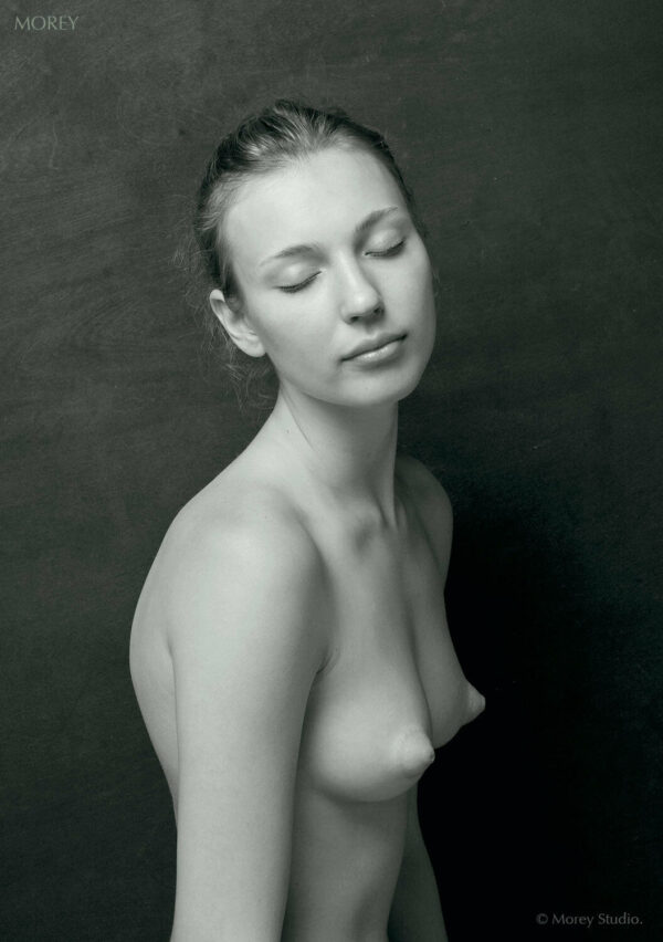 Fine-Art-Black-White-Nude-Yelena-225BW-signed-photo-by-Craig-Morey-151511510204 Nude model portrait, Yelena b&w photo by Craig Morey ©2005