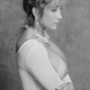 Semi nude woman Malia b&w photograph by Craig Morey