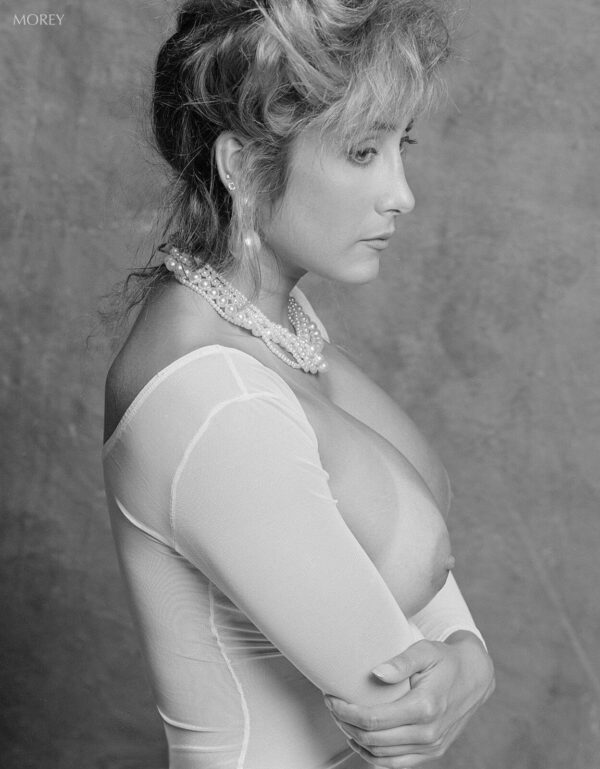 Malia-8046515-Fine-Art-Black-White-Nude-signed-photo-by-Craig-Morey-161974844855 Semi nude woman Malia b&w photograph by Craig Morey