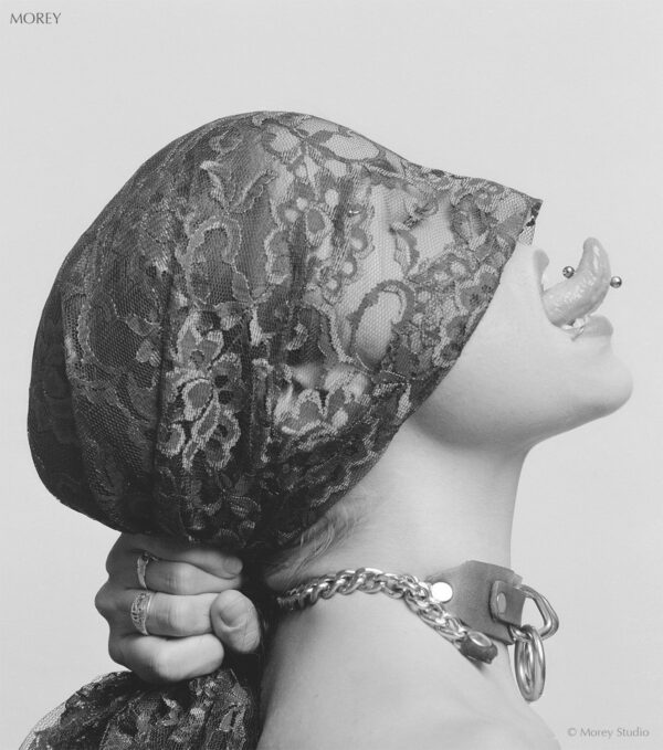 BW-Fetish-Art-Photo-85x11-hand-signed-photo-by-Craig-Morey-Felicia-3599551-151360576426 woman with pierced tongue Felicia b&w photo by Craig Morey