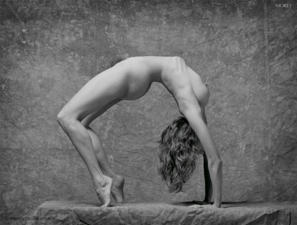 Fine-Art-Black-White-Nude-Natalie-3703104-signed-85x11-photo-by-Craig-Morey-150501332507 Natalie Nude model profile, back-bend, b&w photo by Craig Morey