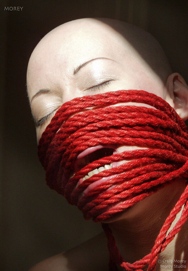 Nude-model-rope-mask-signed-fine-art-photo-by-Craig-Morey-Kumi-4661-150900297879